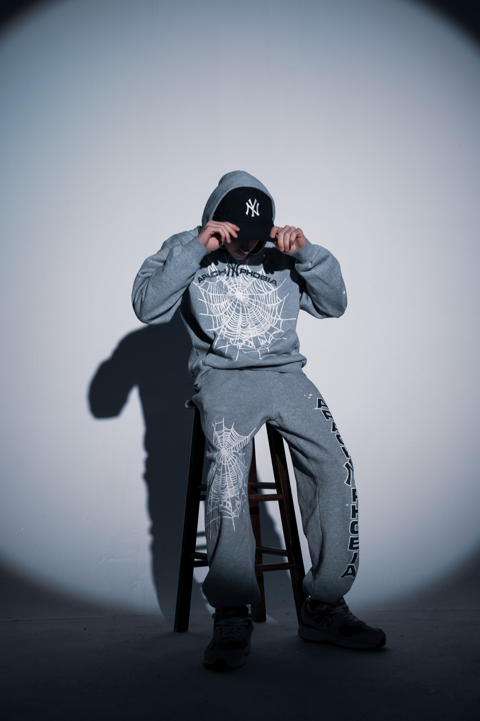 Spider Tracksuit Studio Shoot